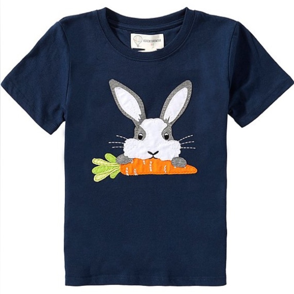 Adventurewear 360 Bunny Applique T-Shirt Size 4
